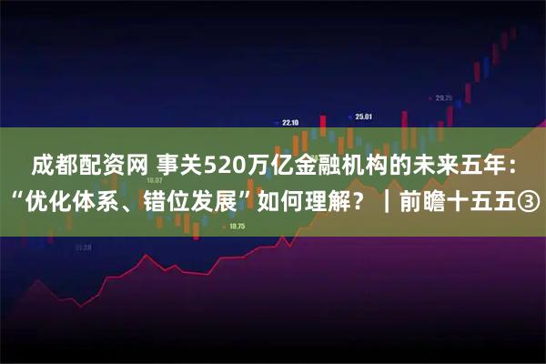 成都配资网 事关520万亿金融机构的未来五年：“优化体系、错位发展”如何理解？｜前瞻十五五③